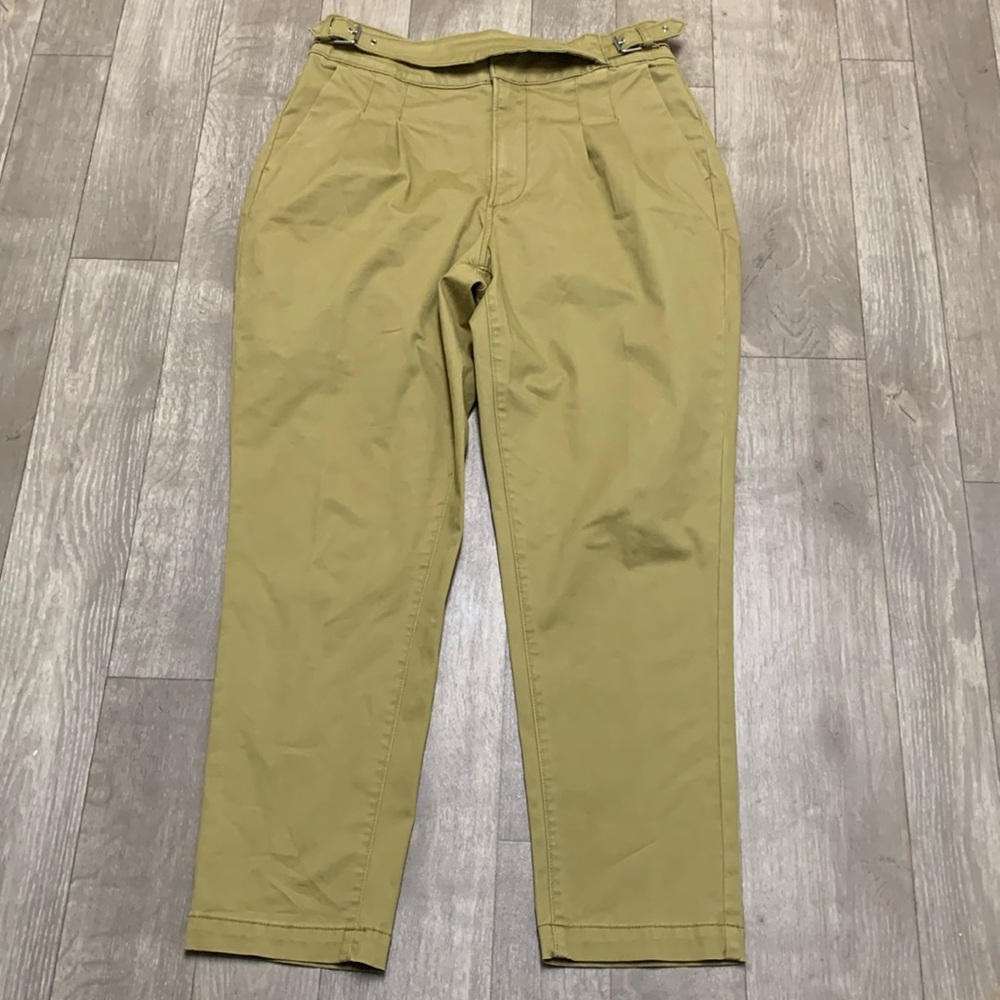 Womens Express‎ Extra High Rise Belted Curvy Business Casual Pants